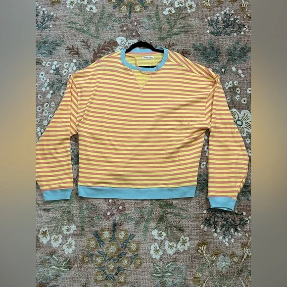 Free people Classic Striped Oversized Crewneck - Picture 4 of 5